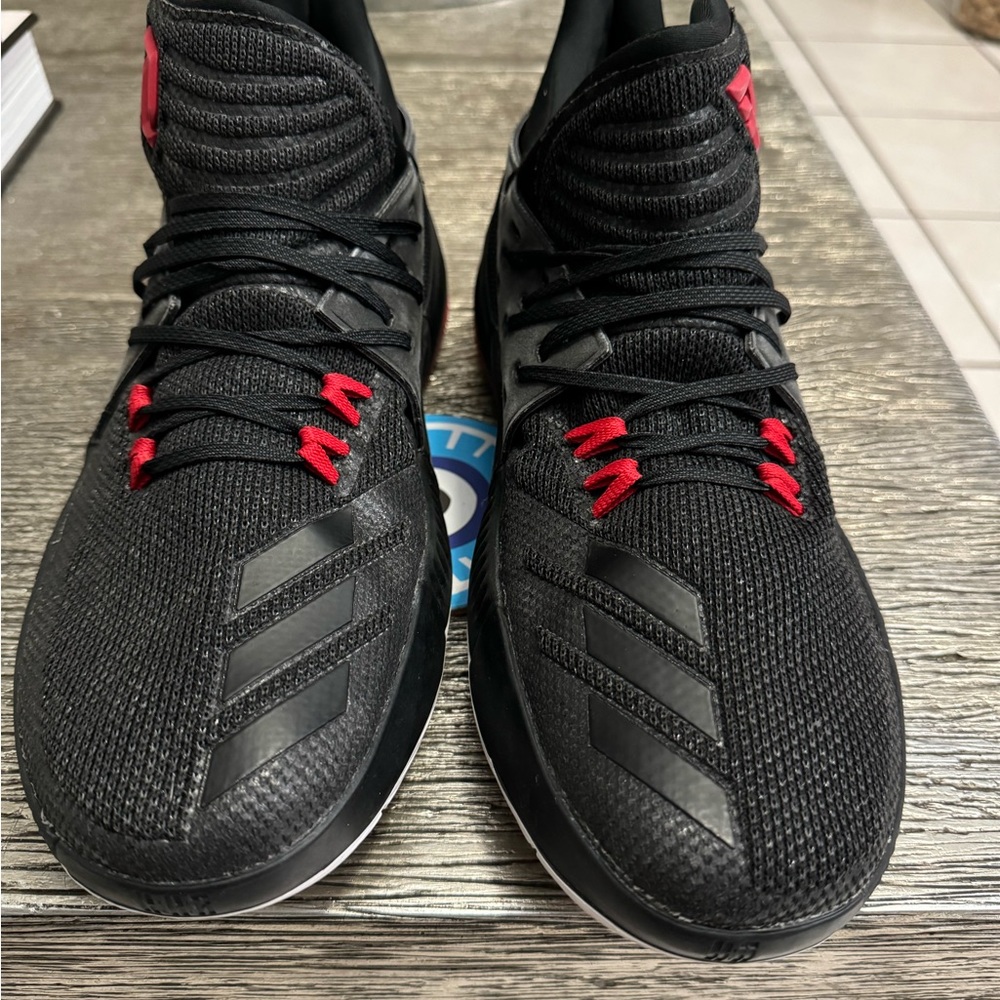 Adidas D lillard 3  black  red